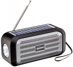 Колонка порт. Telefunken TF-PS1244B черный/серый