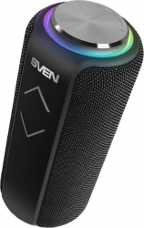 Колонка порт. Sven АС PS-275 черный 12W 1.0 BT/3.5Jack 10м 2400mAh