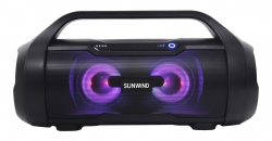 Колонка порт. SunWind SW-PS102 черный 25W 2.0 BT/USB 3000mAh