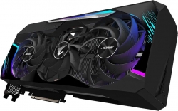 Видеокарта Gigabyte PCI-E 4.0 GV-N3080AORUS M-12GD NVIDIA GeForce RTX 3080 12288Mb 384 GDDR6X 1830/19000 HDMIx3 DPx3 HDCP Ret