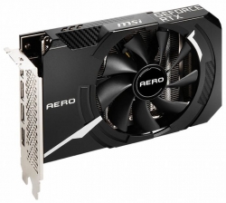 Видеокарта MSI RTX 3060 Ti AERO ITX 8G OC LHR NVIDIA GeForce RTX 3060Ti 8192Mb 256 GDDR6 1695/14000 HDMIx1 DPx3 HDCP Ret