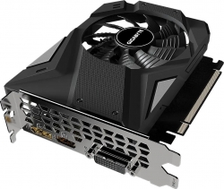 Видеокарта Gigabyte PCI-E GV-N1630OC-4GD NVIDIA GeForce GTX 1630 4096Mb 64 GDDR6 1815/12000 DVIx1 HDMIx1 DPx1 HDCP Ret