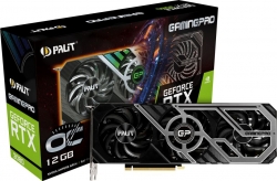 Видеокарта Palit PCI-E 4.0 PA-RTX3080 GAMINGPRO OC 12G V1 LHR NVIDIA GeForce RTX 3080 12288Mb 384 GDDR6X 1260/19000 HDMIx1 DPx3 HDCP Ret