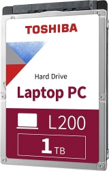 Жесткий диск Toshiba SATA-III 1Tb HDWL110UZSVA Notebook L200 Slim (5400rpm) 128Mb 2.5