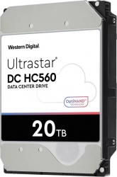Жесткий диск WD Original SATA-III 20Tb 0F38755 WUH722020ALE6L4 Ultrastar DC HC560 (7200rpm) 512Mb 3.5