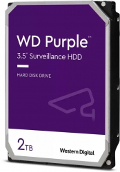 Жесткий диск WD SATA-III 2Tb WD20PURZ Surveillance Purple (5400rpm) 64Mb 3.5
