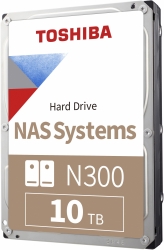 Жесткий диск Toshiba SATA-III 10Tb HDWG11AUZSVA NAS N300 (7200rpm) 256Mb 3.5 Bulk