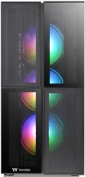 Корпус Thermaltake Versa T26 TG ARGB черный без БП ATX 4x120mm 6x140mm 2xUSB3.0 audio bott PSU