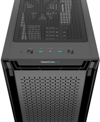Корпус Deepcool CG560 черный без БП ATX 2x120mm 1x140mm 2xUSB3.0 audio bott PSU