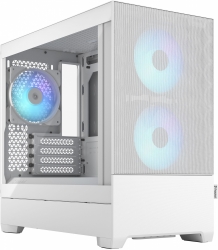 Корпус Fractal Design PoP Mini Air RGB White TG белый без БП ATX 3x120mm 2xUSB3.0 audio bott PSU