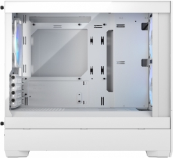 Корпус Fractal Design PoP Mini Air RGB White TG белый без БП ATX 3x120mm 2xUSB3.0 audio bott PSU