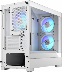 Корпус Fractal Design PoP Mini Air RGB White TG белый без БП ATX 3x120mm 2xUSB3.0 audio bott PSU