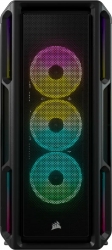 Корпус Corsair iCUE 5000T RGB SMART черный без БП ATX 6x120mm 6x140mm 4xUSB3.0 audio bott PSU