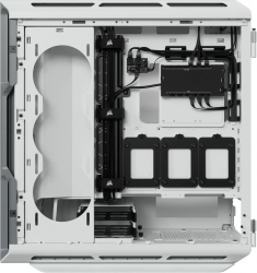 Корпус Corsair iCUE 5000T RGB SMART белый без БП ATX 6x120mm 6x140mm 4xUSB3.0 audio bott PSU