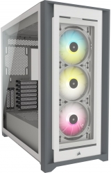 Корпус Corsair iCUE 5000X RGB белый без БП ATX 6x120mm 6x140mm 2xUSB3.0 audio bott PSU