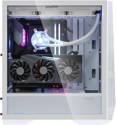 Корпус Zalman Z9 Iceberg белый без БП E-ATX 6x120mm 6x140mm 2x200mm 2xUSB2.0 2xUSB3.0 audio bott PSU