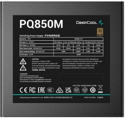 Блок питания Deepcool ATX 850W PQ850M 80+ gold 24+2x(4+4) pin APFC 120mm fan 10xSATA RTL