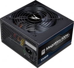 Блок питания Zalman ATX 500W ZM500-TXII V2 80+ (20+4pin) APFC 120mm fan 8xSATA RTL