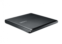Привод DVD-RW Lite-On ES-1 черный USB slim внешний