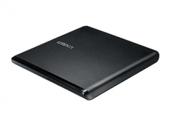 Привод DVD-RW Lite-On ES-1 черный USB slim внешний