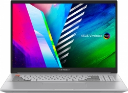 Ноутбук Asus Vivobook Pro 16X OLED N7600PC-L2025 Core i7 11370H 16Gb SSD512Gb NVIDIA GeForce RTX 3050 4Gb 16 OLED 4K (3840x2400) noOS silver WiFi BT 
