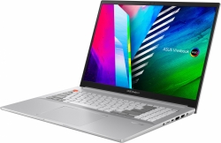 Ноутбук Asus Vivobook Pro 16X OLED N7600PC-L2025 Core i7 11370H 16Gb SSD512Gb NVIDIA GeForce RTX 3050 4Gb 16 OLED 4K (3840x2400) noOS silver WiFi BT 