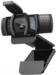 Камера Web Logitech HD Pro Webcam C920S черный 3Mpix (1920x1080) USB2.0 с микрофоном для ноутбука