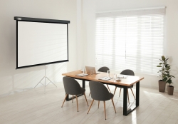 Экран Cactus 168x299см Wallscreen CS-PSW-168X299-SG 16:9 настенно-потолочный рулонный серый