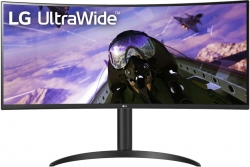 Монитор LG 34 UltraWide 34WP65C-B черный VA LED 21:9 HDMI M/M матовая HAS Pivot 300cd 178гр/178гр 3440x1440 DisplayPort Ultra HD 2K (1440p) USB 7.7кг