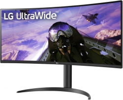 Монитор LG 34 UltraWide 34WP65C-B черный VA LED 21:9 HDMI M/M матовая HAS Pivot 300cd 178гр/178гр 3440x1440 DisplayPort Ultra HD 2K (1440p) USB 7.7кг