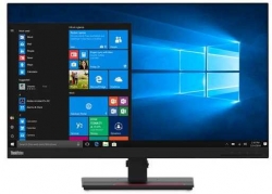 Монитор Lenovo 27 ThinkVision T27q-20 черный IPS LED 4ms 16:9 HDMI матовая HAS Pivot 350cd 178гр/178гр 2560x1440 DisplayPort Ultra HD 2K (1440p) USB 