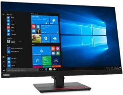 Монитор Lenovo 27 ThinkVision T27q-20 черный IPS LED 4ms 16:9 HDMI матовая HAS Pivot 350cd 178гр/178гр 2560x1440 DisplayPort Ultra HD 2K (1440p) USB 
