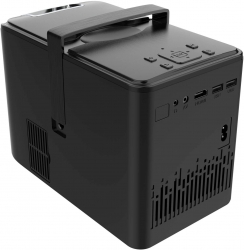 Проектор Hiper Cinema D12 Black LCD 6500Lm (1280x720) 3000:1 ресурс лампы:50000часов 2xUSB typeA 1xHDMI 1кг