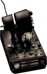 Джойстик ThrustMaster Warthog Dual Throttle черный USB обратная связь