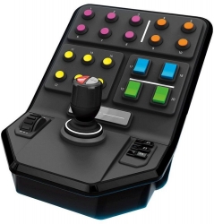 Панель управления Logitech G Saitek Farm Simulator Vehicle Side Panel черный USB (в компл.:держатель для смартфона/кабель USB)