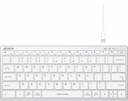 Клавиатура A4Tech Fstyler FX51 белый USB slim Multimedia