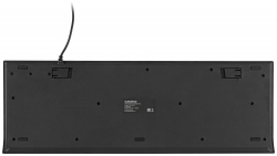 Клавиатура SunWind SW-KB300 черный USB slim (подставка для запястий)