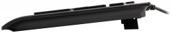 Клавиатура SunWind SW-KB300 черный USB slim (подставка для запястий)