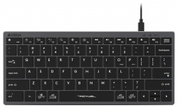 Клавиатура A4Tech Fstyler FX51 серый USB slim
