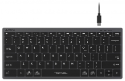 Клавиатура A4Tech Fstyler FX51 серый USB slim