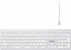 Клавиатура A4Tech Fstyler FBX50C белый BT/Radio slim