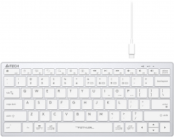 Клавиатура A4Tech Fstyler FBX51C белый BT/Radio slim