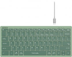 Клавиатура A4Tech Fstyler FBX51C зеленый BT/Radio slim