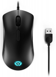Мышь Lenovo M300 RGB черный оптическая (8000dpi) USB (8but)