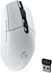 Мышь Logitech G305 белый оптическая (12000dpi) беспроводная USB (5but)