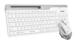 Клавиатура + мышь A4Tech Fstyler FB2535C белый/серый беспроводная 