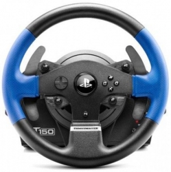 Руль ThrustMaster T150 RS EU VERSION 14кноп. (с педалями) черный/синий