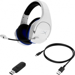 Наушники с микрофоном HyperX Cloud Stinger Core белый/голубой накладные Radio оголовье (4P5J1AA)