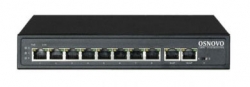 Коммутатор Osnovo SW-21000(120W) 8PoE неуправляемый
