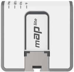 Точка доступа MikroTik mAP lite (RBMAPL-2ND) N300 10/100BASE-TX белый